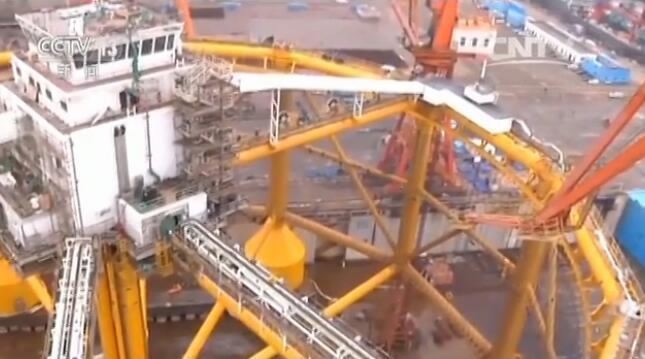 China builds world’s first offshore fish farm China builds world’s first offshore fish farm