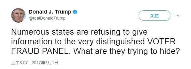 Trump blasts states for refusing to hand over voter data Trump blasts states for refusing to hand over voter data
