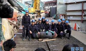 香港警方成功拆除二战遗留巨型炸弹