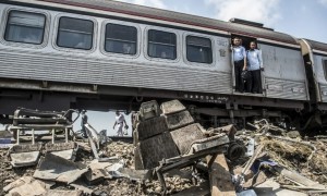Train crew detained following Friday&rsquo;s fatal collision in E