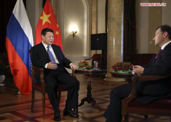 习近平接受俄媒专访谈中俄关系 习近平接受俄媒专访谈中俄关系
