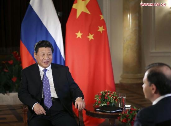 习近平接受俄媒专访谈中俄关系 习近平接受俄媒专访谈中俄关系