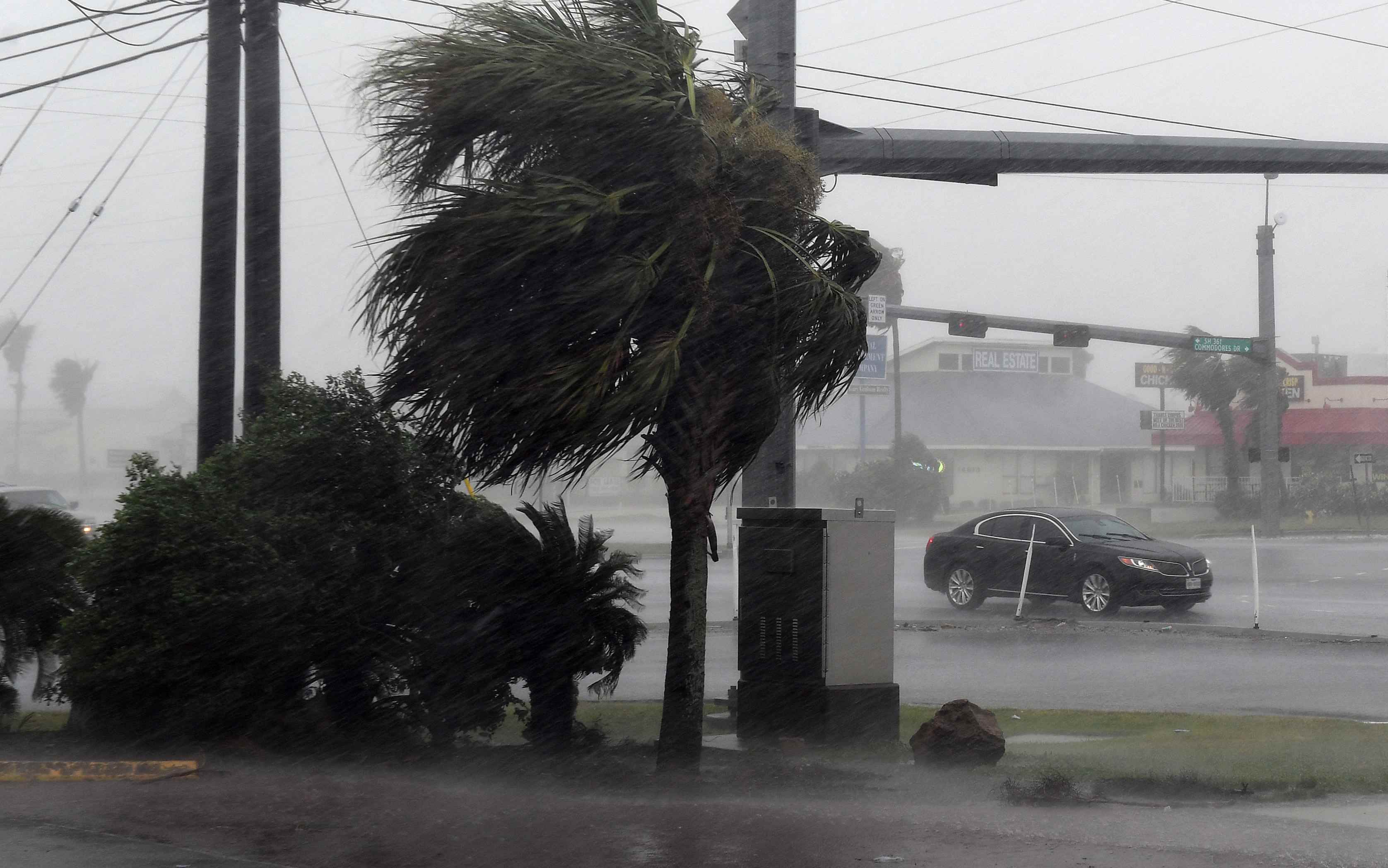 Harvey飓风登陆数小时后升至四级 Harvey飓风登陆数小时后升至四级