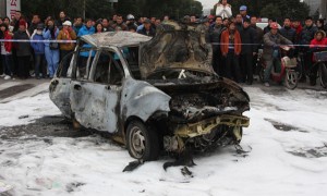 上海发生严重交通事故 三人死亡