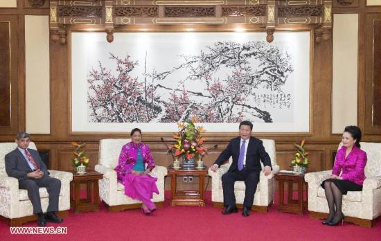 习近平会见特立尼达和多巴哥总理比塞萨尔 习近平会见特立尼达和多巴哥总理比塞萨尔