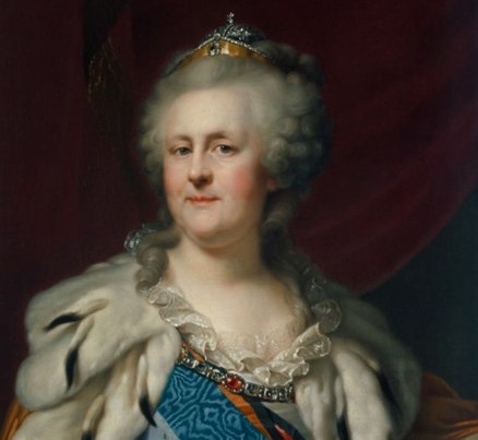 俄国女皇画像酷似英国首相卡梅伦(图) 俄国女皇画像酷似英国首相卡梅伦(图)