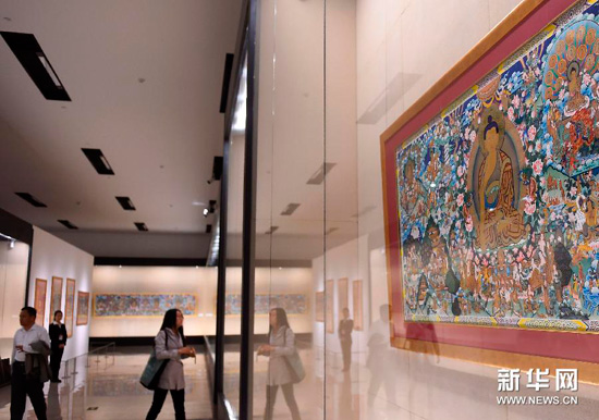 西藏唐卡国家博物馆展出 西藏唐卡国家博物馆展出