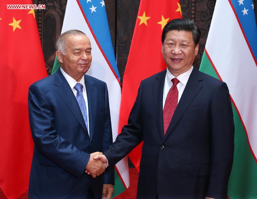 中国与乌兹别克斯坦誓促进两国关系 中国与乌兹别克斯坦誓促进两国关系