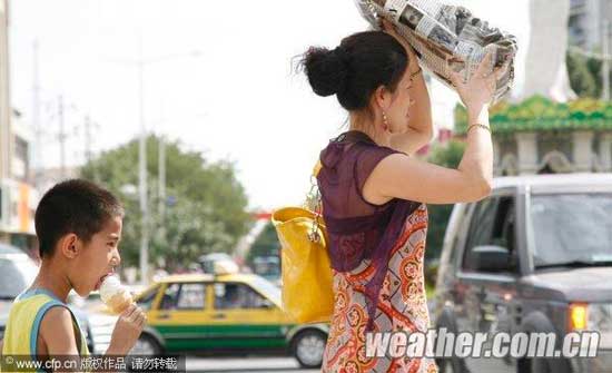 中国北部多地气温飙升至35度 中国北部多地气温飙升至35度
