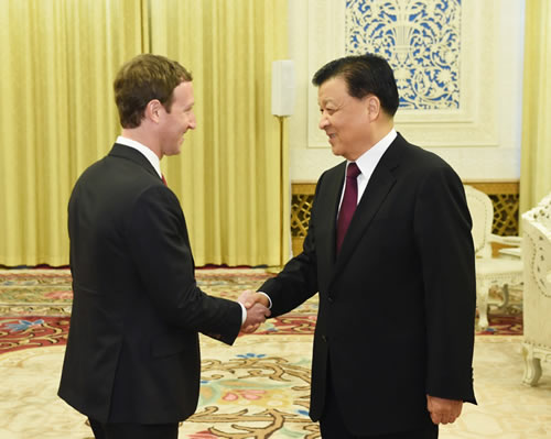 刘云山会见脸谱Facebook公司创始人扎克伯格 刘云山会见脸谱Facebook公司创始人扎克伯格