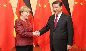 习近平会见德国总理默克尔