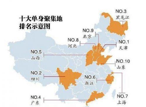 双语:中国十大单身狗聚集地 天津居榜首 双语:中国十大单身狗聚集地 天津居榜首