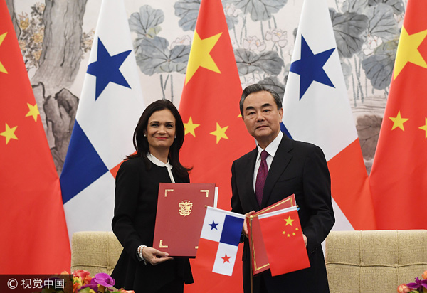 巴拿马与中国建交的英语新闻 巴拿马与中国建交的英语新闻