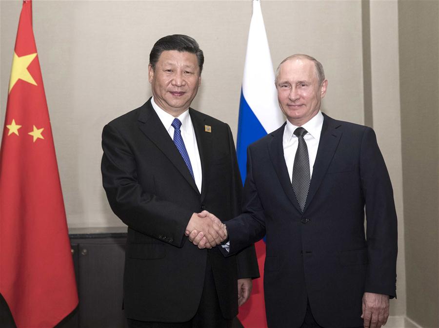 习近平与普京会晤的10个瞬间 习近平与普京会晤的10个瞬间