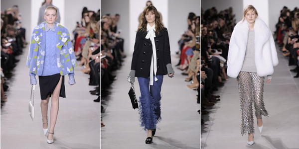 Feathers festoon Michael Kors collection Feathers festoon Michael Kors collection