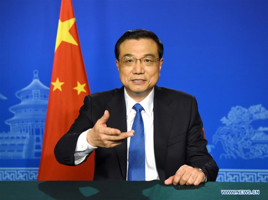 CCTV9英语新闻:李克强向二十国集团会议发表视频讲话 CCTV9英语新闻:李克强向二十国集团会议发表视频讲话