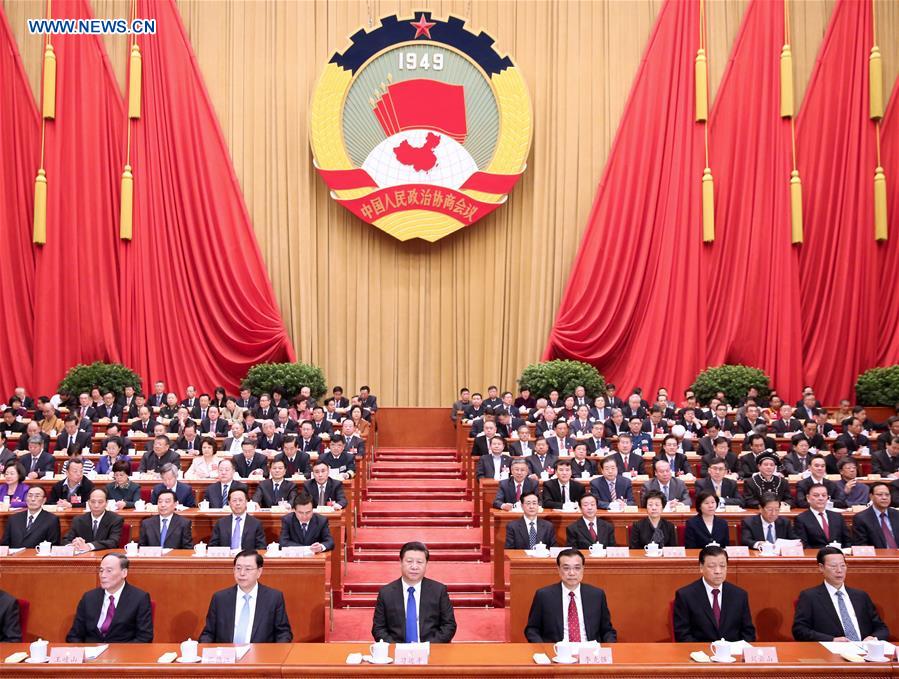 中共及国家领导人参加全国政协第十二届四次会议 中共及国家领导人参加全国政协第十二届四次会议
