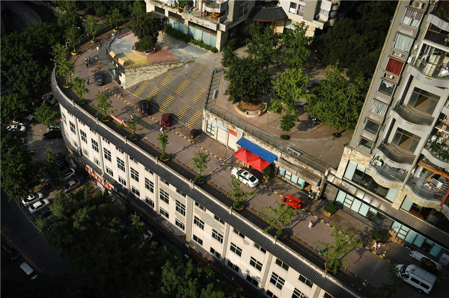 重庆屋顶公路走红网络 重庆屋顶公路走红网络