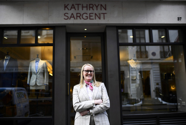 1st female master tailor opens shop on Savile Row 1st female master tailor opens shop on Savile Row