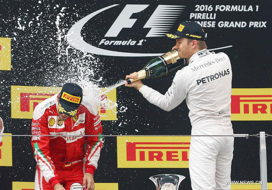 CCTV9英语新闻:F1中国大奖赛罗斯伯格夺冠 CCTV9英语新闻:F1中国大奖赛罗斯伯格夺冠