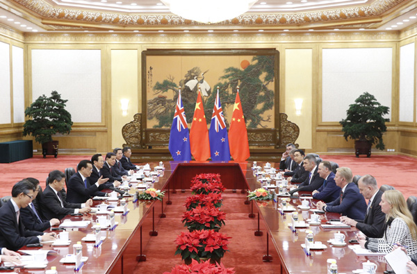 李克强北京欢迎新西兰总理约翰·基 李克强北京欢迎新西兰总理约翰·基