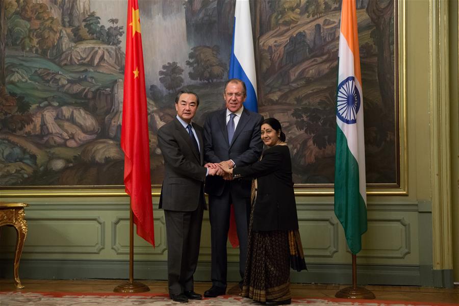 More cooperation among China, Russia, India for bigger role More cooperation among China, Russia, India for bigger role