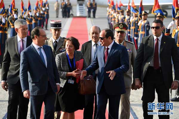 Hollande to seal 1.1 bln USD arms deal with Egypt Hollande to seal 1.1 bln USD arms deal with Egypt