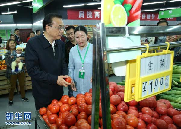 Premier Li visits quake-hit province, urges better developme Premier Li visits quake-hit province, urges better developme