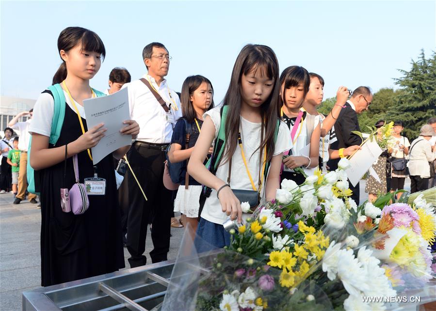 日本纪念广岛原子弹爆炸71周年 日本纪念广岛原子弹爆炸71周年