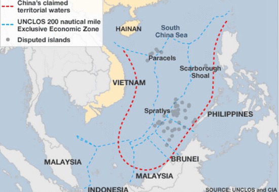 中国将在南中国海举行军事演习 中国将在南中国海举行军事演习