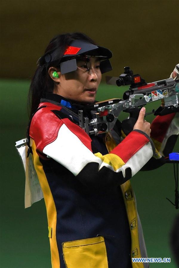 女子50米步枪三种姿势中国获银牌和铜牌 女子50米步枪三种姿势中国获银牌和铜牌