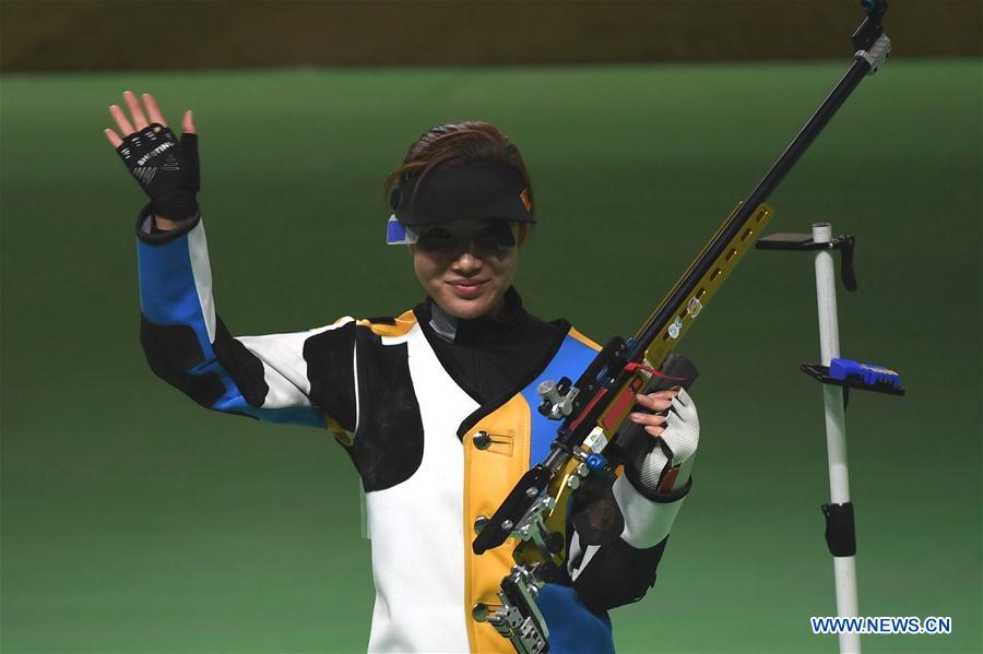 女子50米步枪三种姿势中国获银牌和铜牌 女子50米步枪三种姿势中国获银牌和铜牌