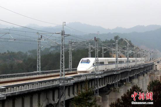 First self-developed bullet train launched in NE China First self-developed bullet train launched in NE China