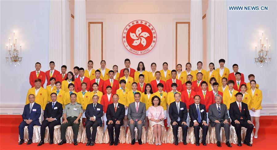 CCTV9英语新闻:内地奥运代表团访问香港 CCTV9英语新闻:内地奥运代表团访问香港