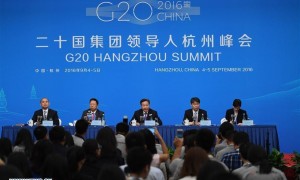 G20峰会新闻发布会在杭州举行