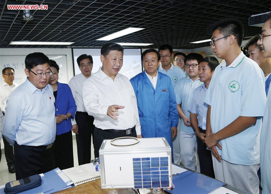 CCTV9英语新闻:习近平教师节回母校 CCTV9英语新闻:习近平教师节回母校