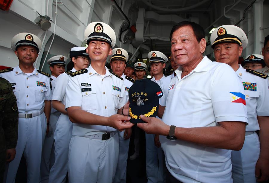 Philippines open to joint war drills with China: Duterte Philippines open to joint war drills with China: Duterte