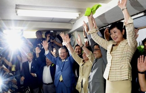 日本东京选出首位女性都知事 日本东京选出首位女性都知事