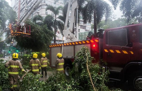 台风妮妲才袭香港,又席卷中国南部 台风妮妲才袭香港,又席卷中国南部
