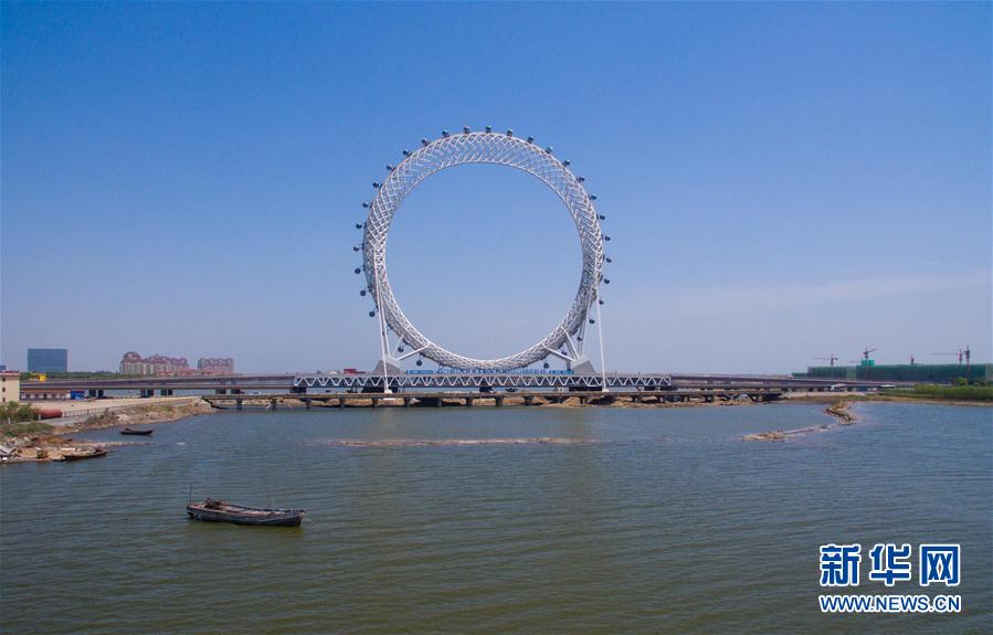 Ring-shaped bridge built in Zhengzhou, China Ring-shaped bridge built in Zhengzhou, China