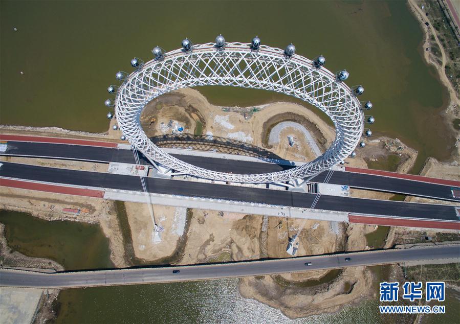 Ring-shaped bridge built in Zhengzhou, China Ring-shaped bridge built in Zhengzhou, China