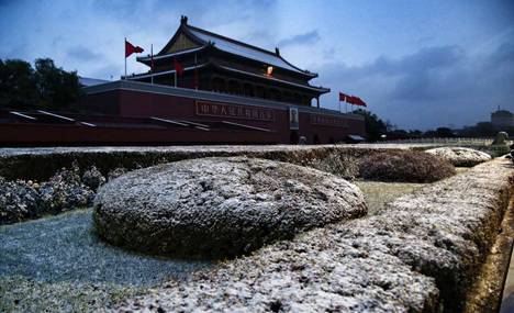 北京初雪如约而至 但是说好的暴雪呢? 北京初雪如约而至 但是说好的暴雪呢?