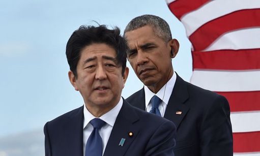 安倍晋三访问珍珠港 承诺不让战争重现 安倍晋三访问珍珠港 承诺不让战争重现