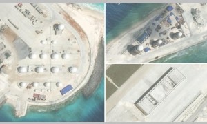 保卫领土主权完整！南海人造岛上建设机库和雷达