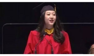 又一位中国女生在美国大学毕业典礼上演讲，这一次很惊艳！