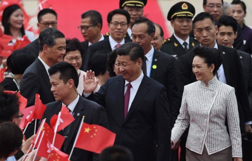 9年后再抵港!习近平:香港一直牵动着我的心! 9年后再抵港!习近平:香港一直牵动着我的心!