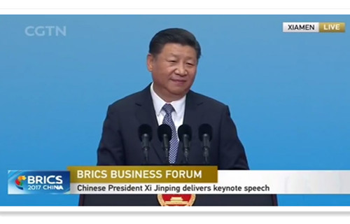 聚焦2017厦门金砖国家会晤:1分钟速览习主席首场讲话! 聚焦2017厦门金砖国家会晤:1分钟速览习主席首场讲话!