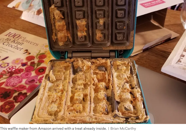 亚马逊网购惊悚体验:买煎饼档,里面竟有陈年老饼 亚马逊网购惊悚体验:买煎饼档,里面竟有陈年老饼