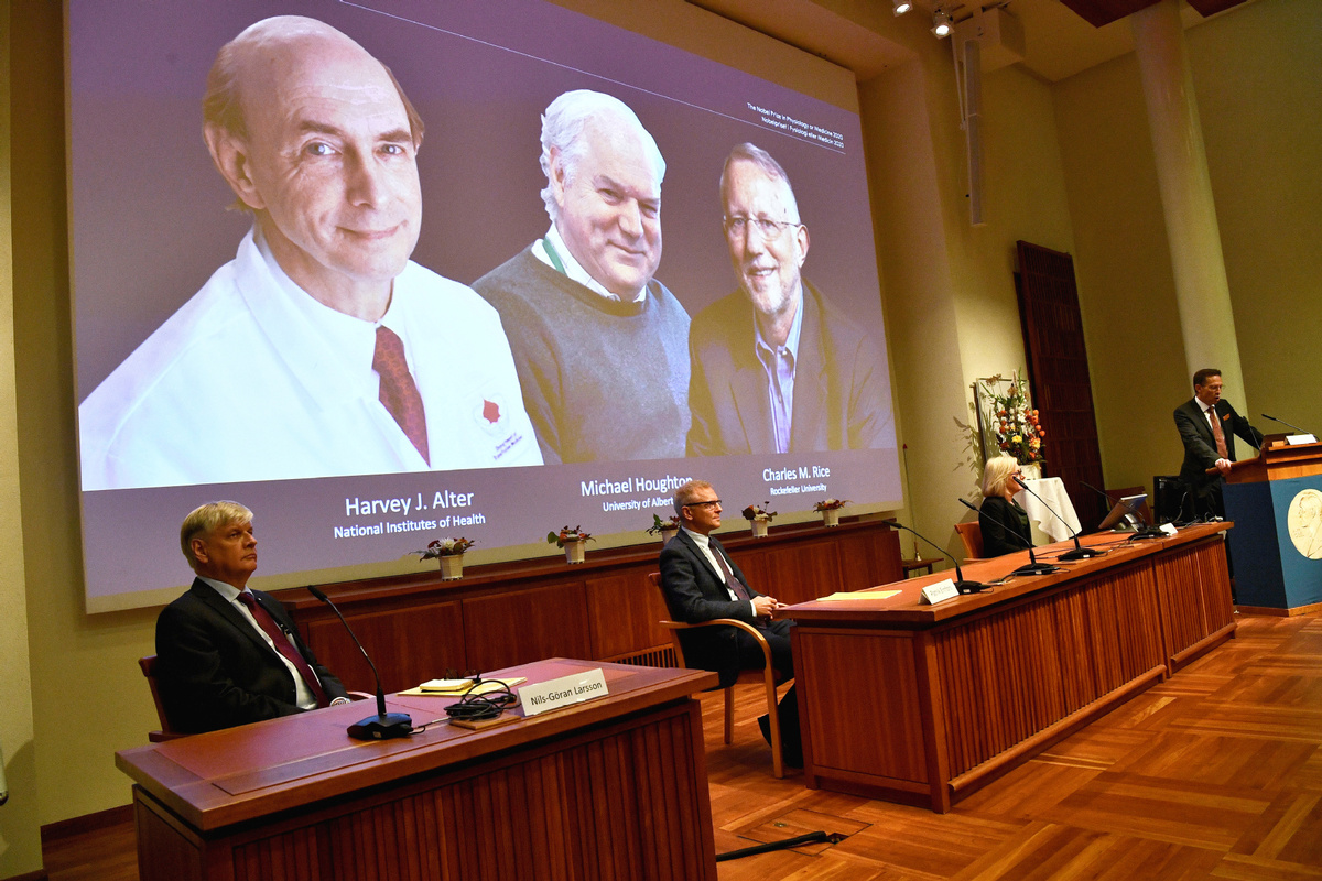 2020年诺贝尔生理学或医学奖揭晓 2020年诺贝尔生理学或医学奖揭晓